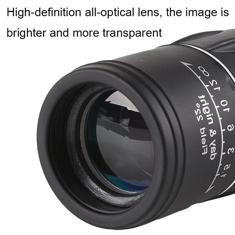High Definition Monocular Telescope For Outdoor Bird Viewing - 16X52 Green Film - 16X52 With Clip+Tripod 7