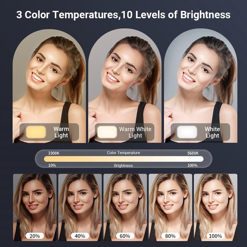 Live Portrait Soft Light Dual Bracket with Four-colour Fill 5