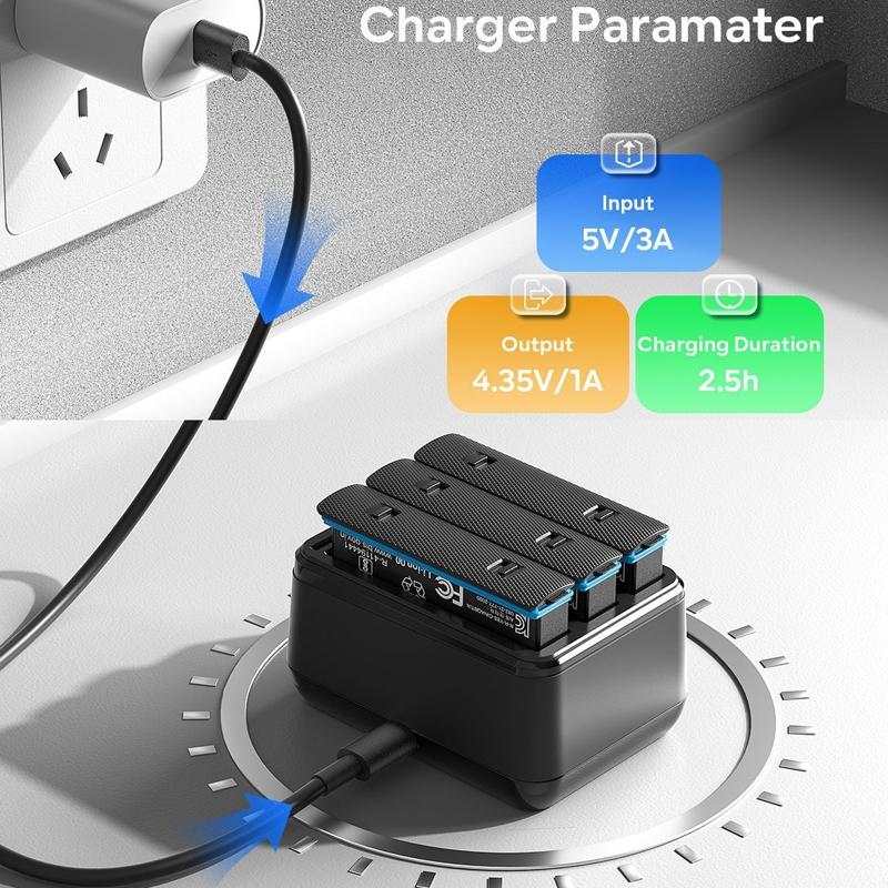 Camera Accessories Charging Seat - Battery Charger 4