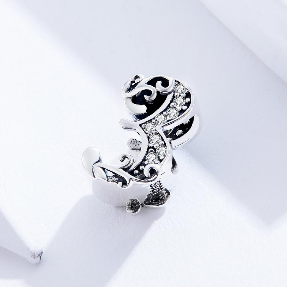 925 Sterling Silver Relief Number Series 0 9 Beads For Diy Bracelets And Necklaces Style - 3 4