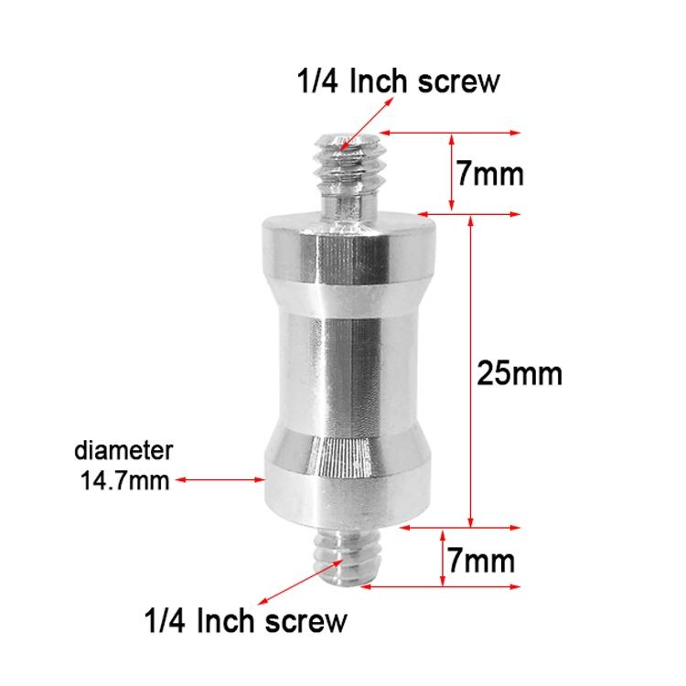 10-Pack 1 / 4 Male To Male Screw Adapters 3
