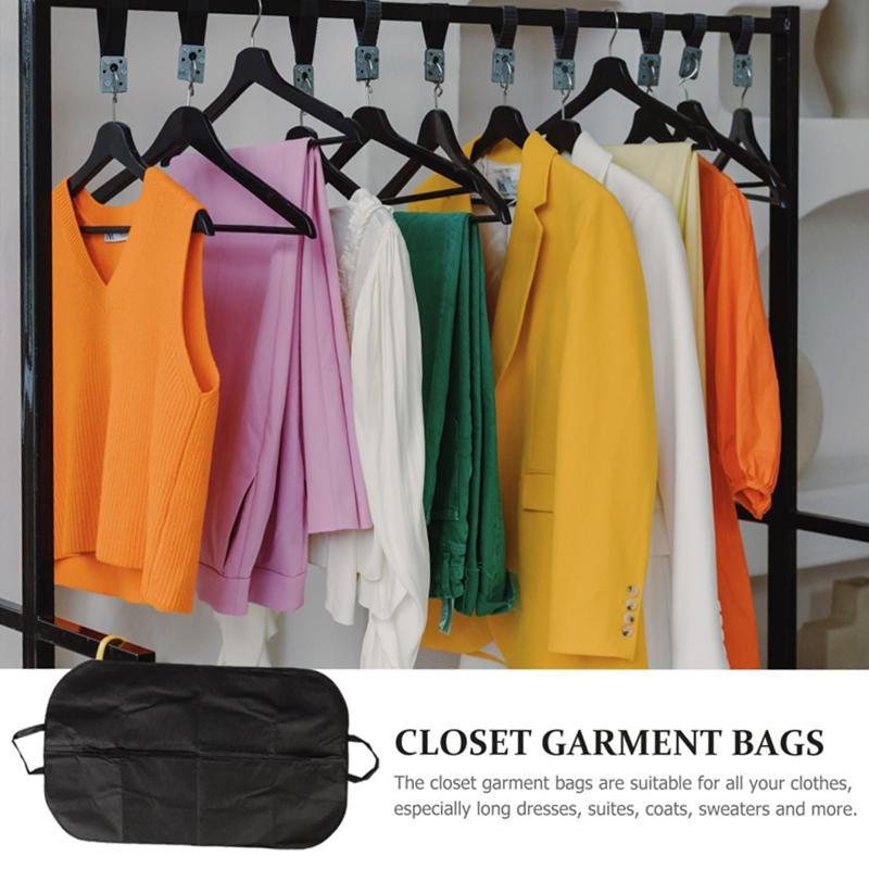 Black Non Woven Coat Suit Dust Bag 60X100Cm - White 60X120Cm 5