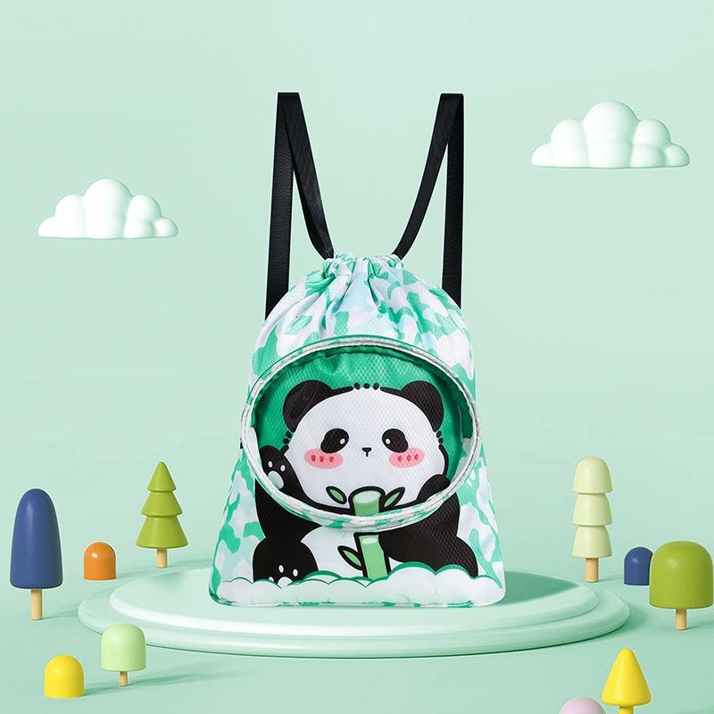 Kids' Cartoon Swim Bag Waterproof Dry / Wet Portable - Small Panda 10