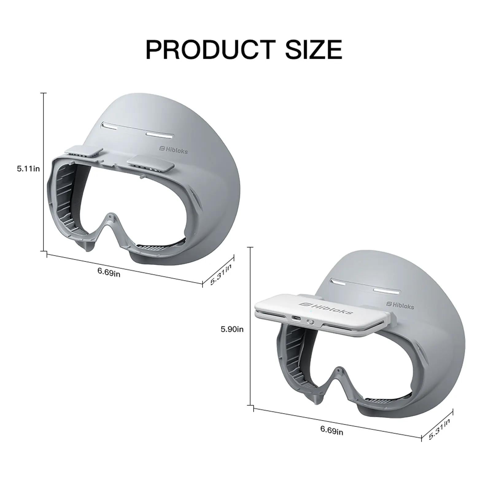 Comfortable Ice Silk Vr Face Cushion for Pico 4 Hibloks - 2Pcs Ice Silk 4