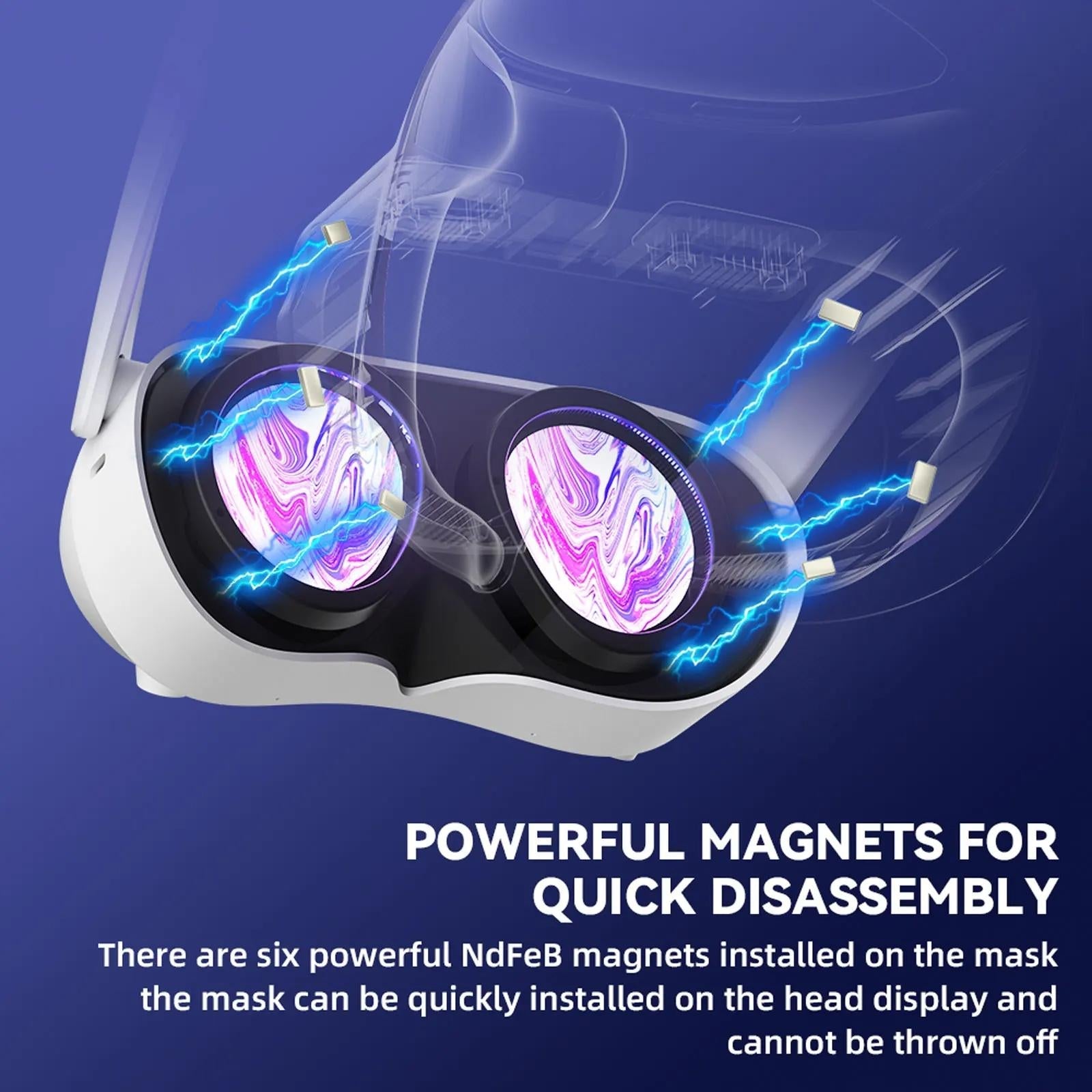 Comfortable Ice Silk Vr Face Cushion for Pico 4 Hibloks - 2Pcs Ice Silk 9