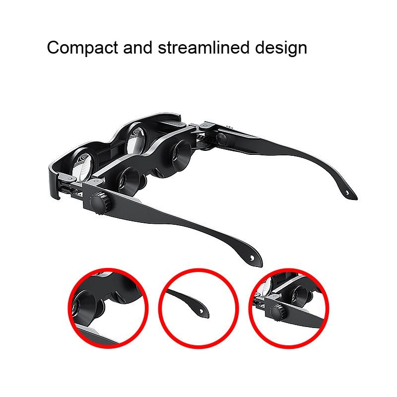 Adjustable Focus Fishing Binoculars with Red Polarised Lens 3