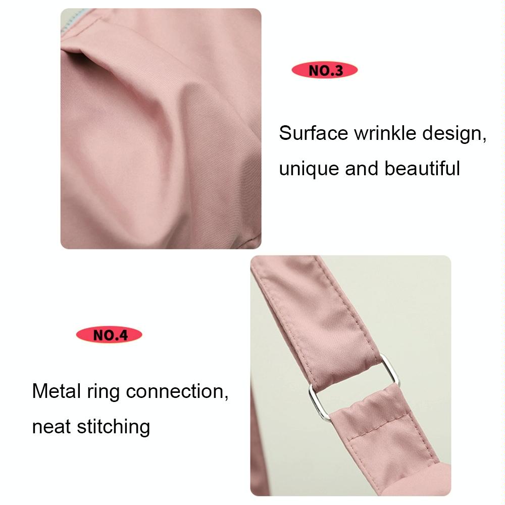 Swim Bag with Shoe Compartment - Beige Dry / Wet Separation - Pink 8