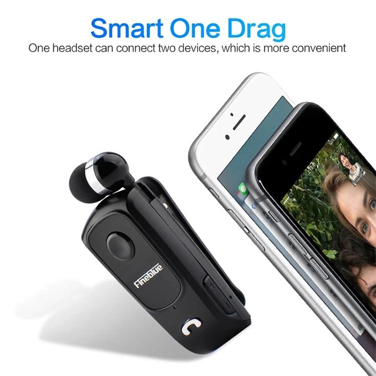 Retractable Bluetooth Headset with Caller Vibration Reminder 6