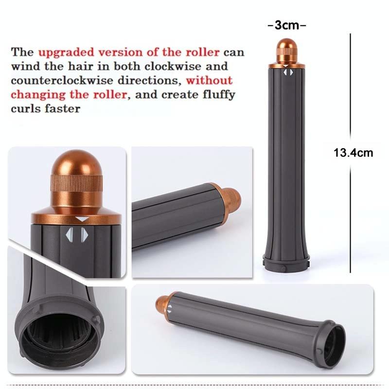 Long Barrel Curling Iron for Dyson Hair Dryer - 13.4cm Upgraded - 40mm Red 5