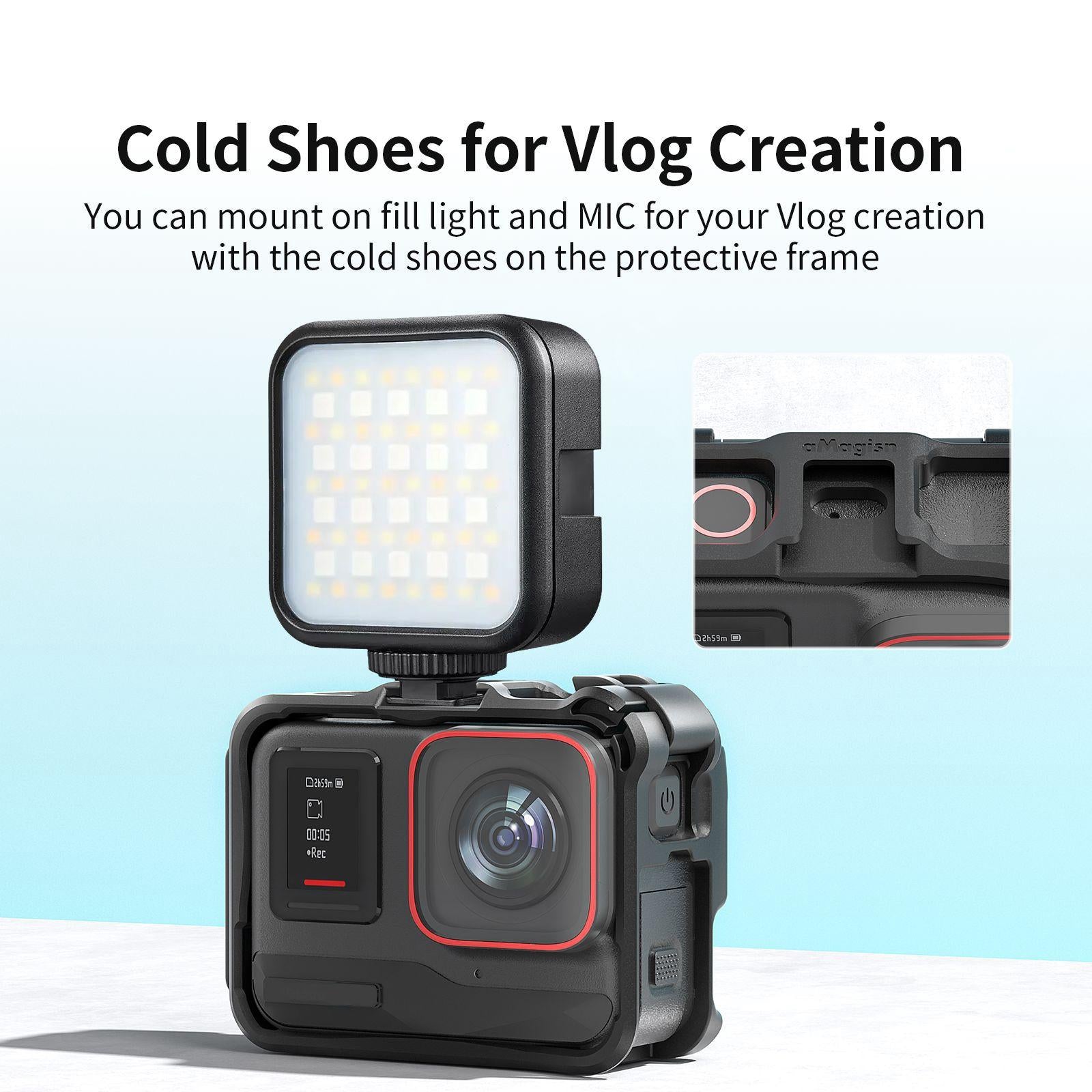 Amagisn Rabbit Cage for Insta360 Ace / Pro Sports Camera 4