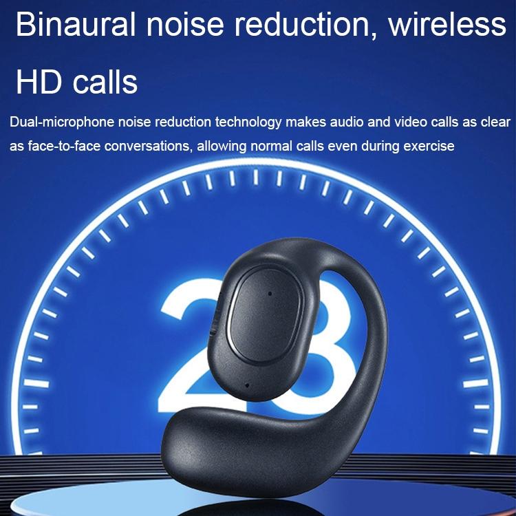 Wireless Bluetooth 5.2 Earphones with Noise Reduction Ear-mounted Design - White Bag With Accessories 8