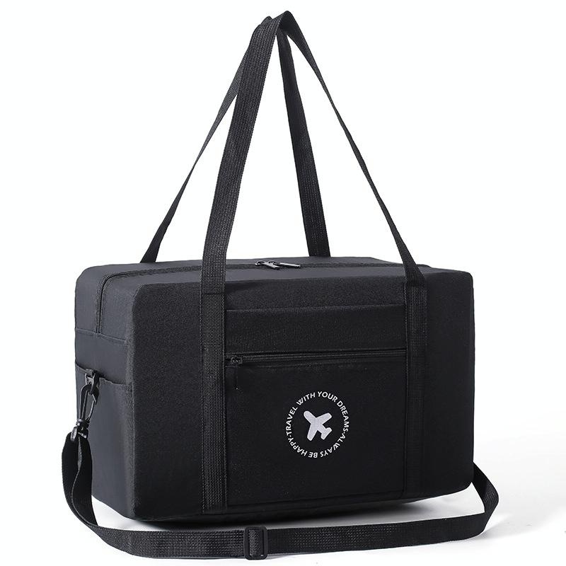 Foldable Travel Bag for Camping & Hiking - Large - Large Black 14