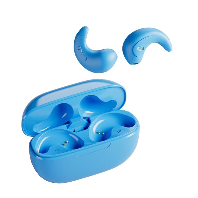 Bluetooth Earphones with Charging Case for Restful Sleep - Black Wih Silicone Case 13