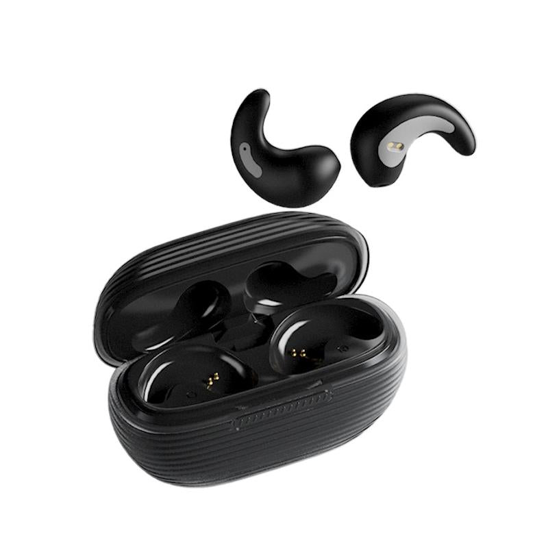 Bluetooth Earphones with Charging Case for Restful Sleep - Black Wih Silicone Case 14