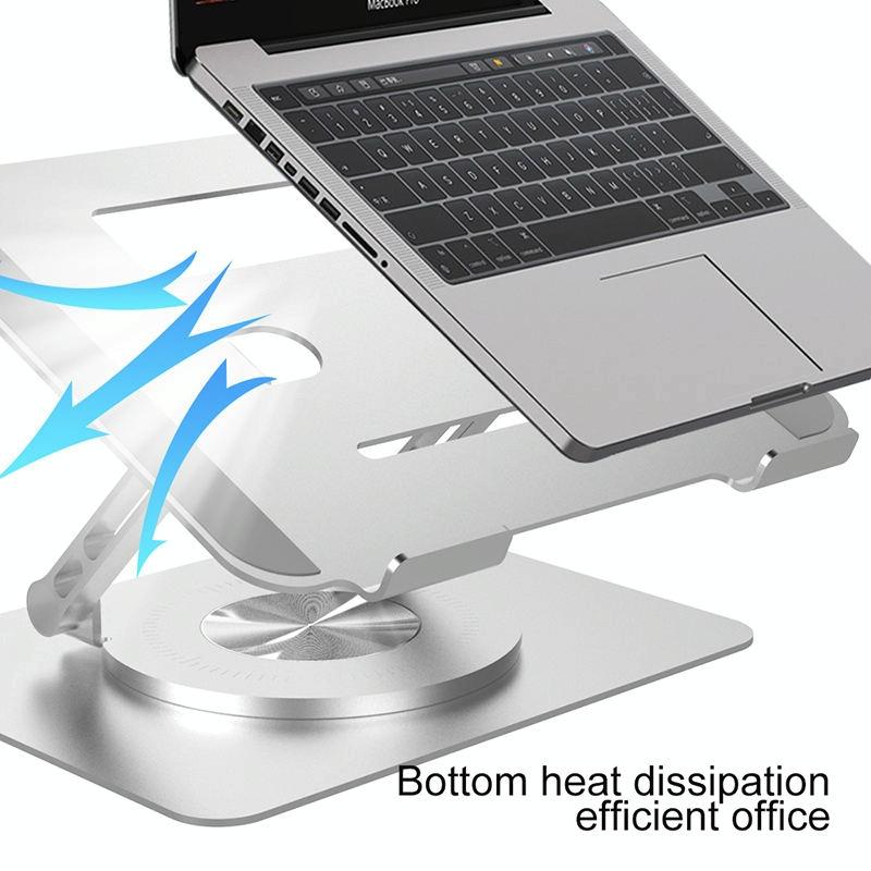 Foldable Rotating Laptop Cooling Stand - Multifunctional 4