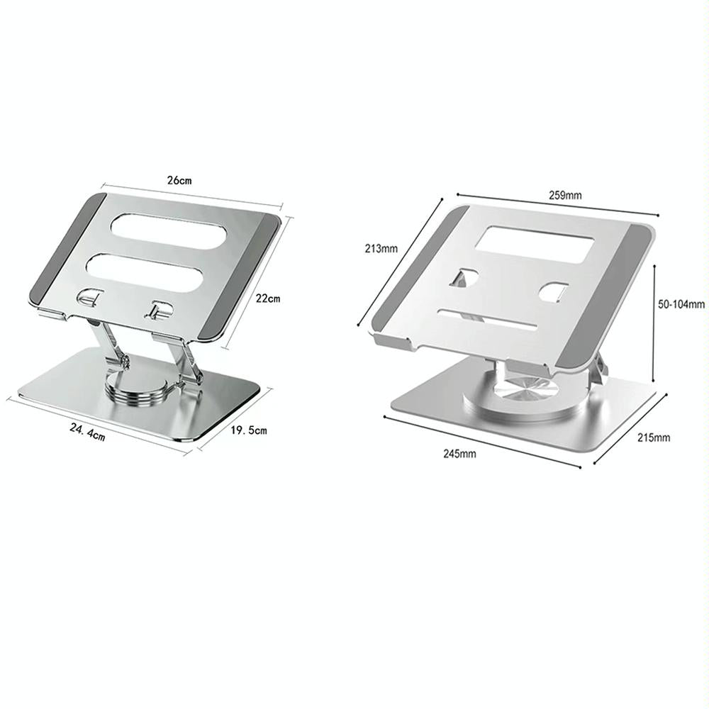 Foldable Rotating Laptop Cooling Stand - Multifunctional 6