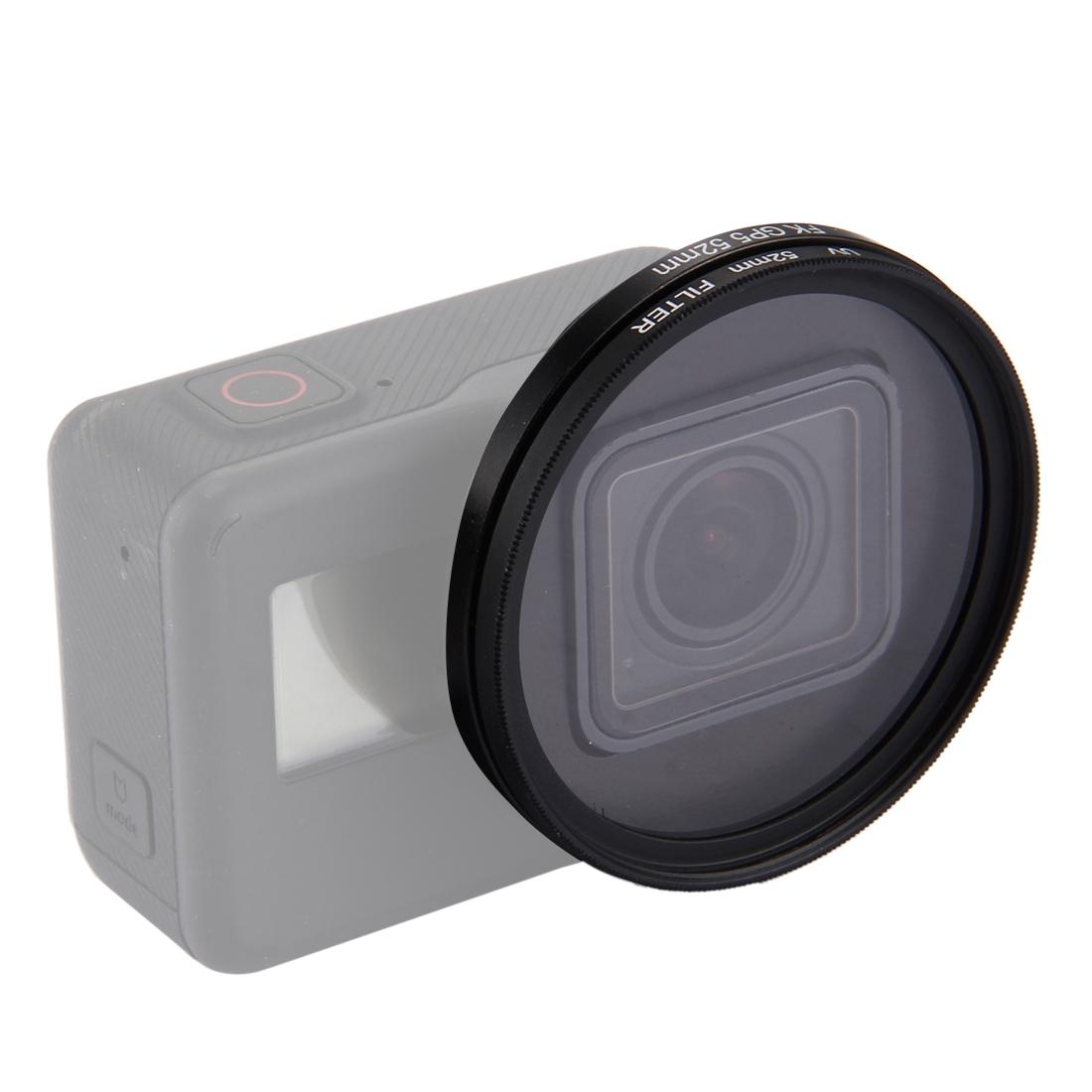 3-in-1 52mm Round Uv Lens Filter for Gopro Hero7 / 6 / 5 with Cap 9