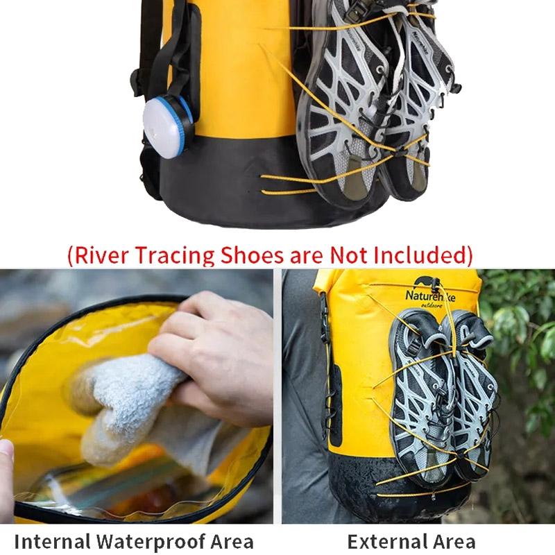 Waterproof Bag For Outdoor Water Activities 20L Khaki - 30L Yellow 4