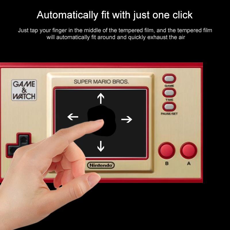 50-pack Tempered Glass Film for Nintendo Game Watch - Clear 4
