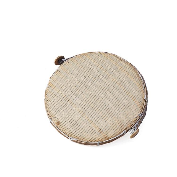 Round Bamboo Woven Dustpan Basket - Household Storage - 42cm 5