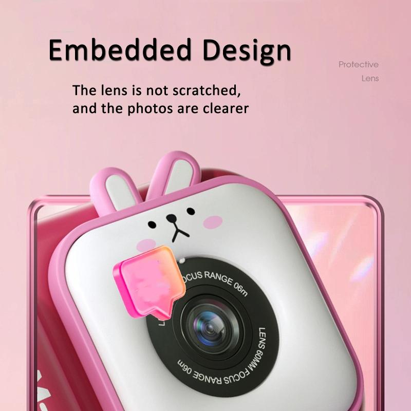 48Mp Dual Lens Kids Digital Camera With 2.4 Ips Screen And 32Gb Tf Card - Blue Fox - With 32G Tf Card Blue Fox 5