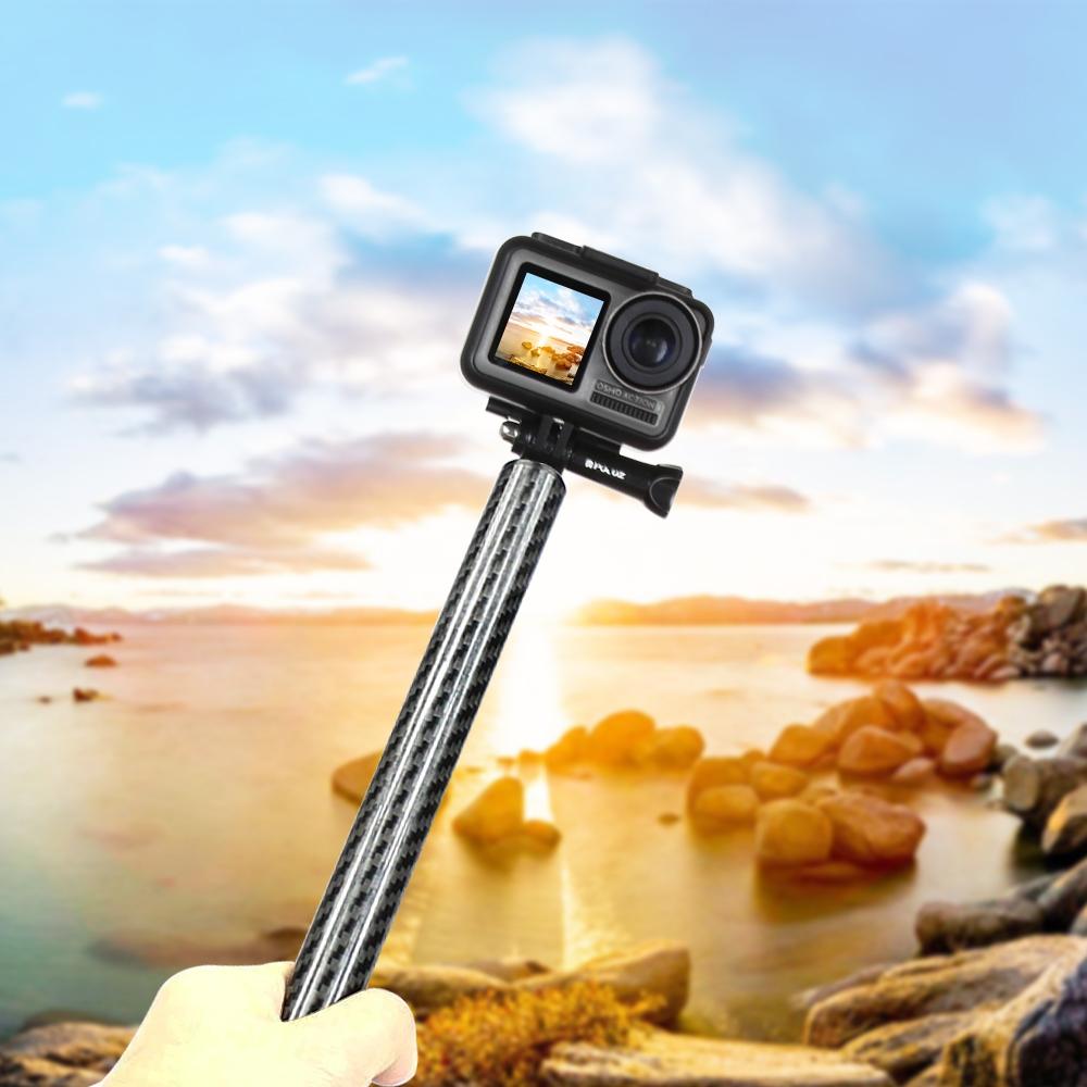 Lightweight Selfie Stick for Action Cameras - Aluminum / Carbon Fiber 6