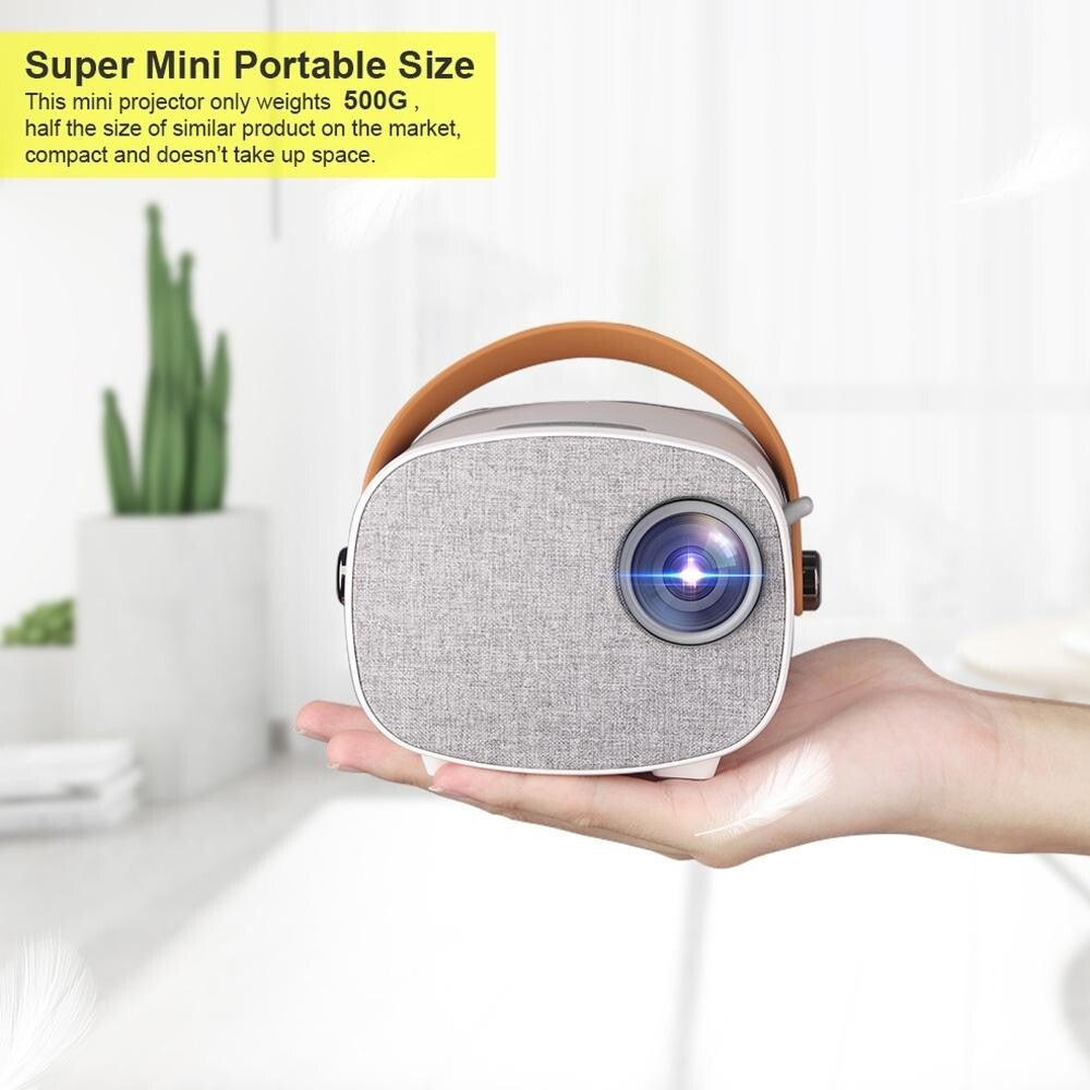 Portable Mini Projector For Kids - 1080P Led Same Screen Version 6