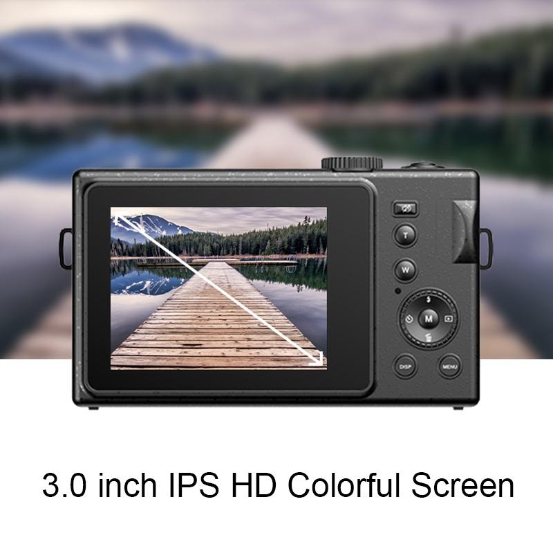 3.0 Hd Children's Digital Camera with 48mp & 3 Screen - Pink + Card Reader 4