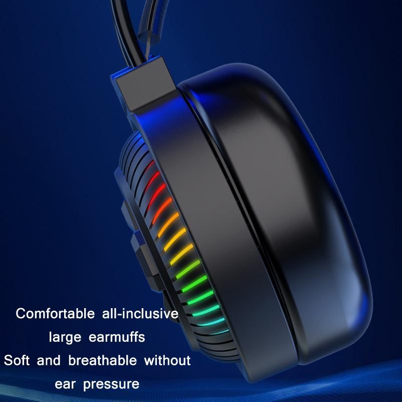 Usb Head-Mounted Rgb Headset 3.5Mm White 3