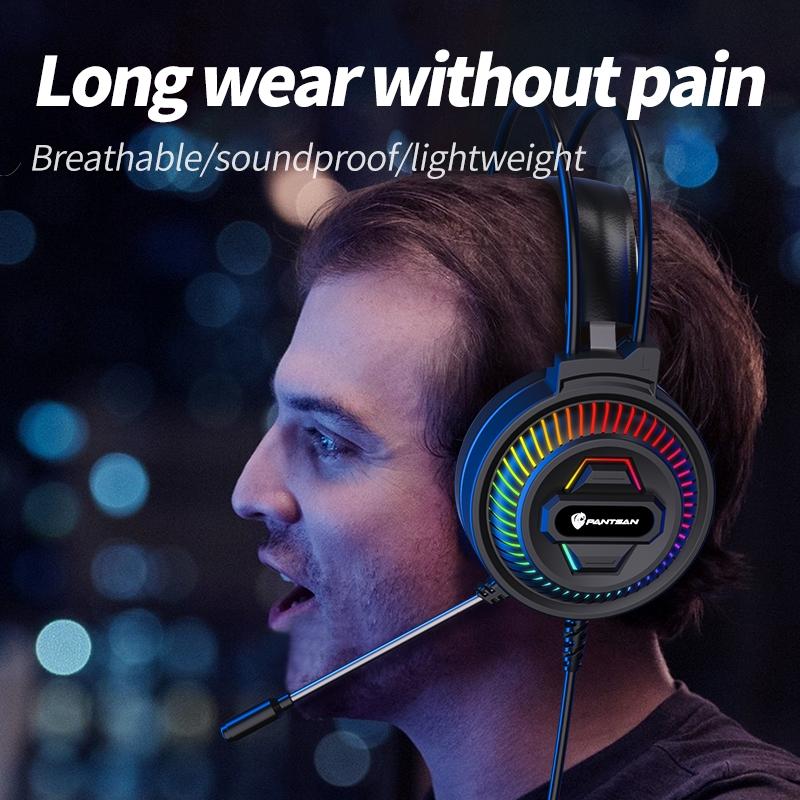 Usb Head-Mounted Rgb Headset 3.5Mm White 6