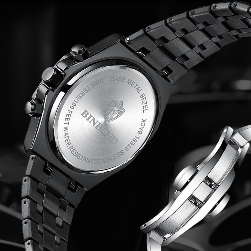 Waterproof Multifunctional Business Watch - Luminous Quartz 5