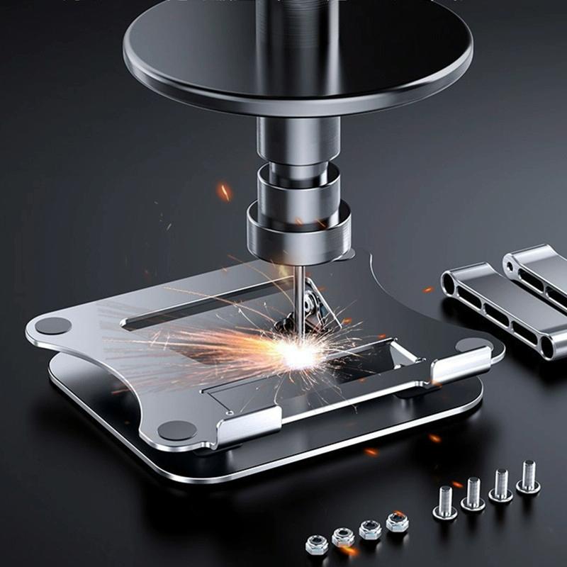 Adjustable Aluminum Laptop Stand - Foldable & Portable 4