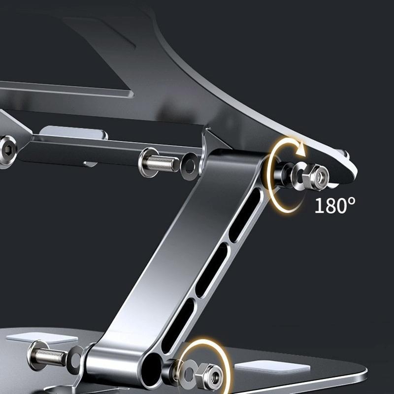 Adjustable Aluminum Laptop Stand - Foldable & Portable 5
