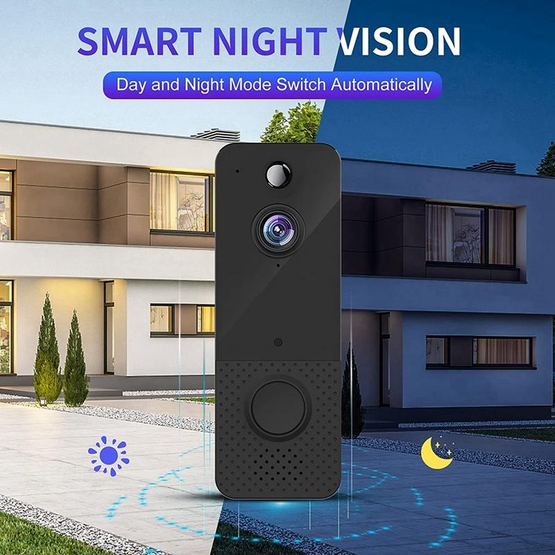 Wireless Wifi Video Doorbell With Night Vision And Ai Recognition - 720P - Alone Machine 7