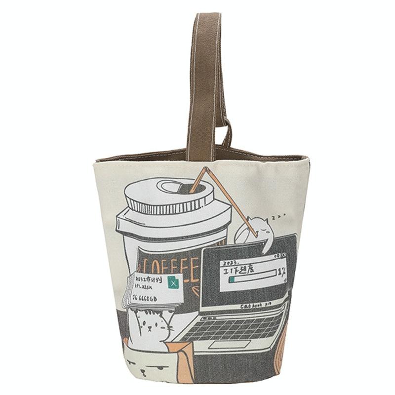 Cartoon Style Handbag - Cute Portable Outdoor - Salary 15