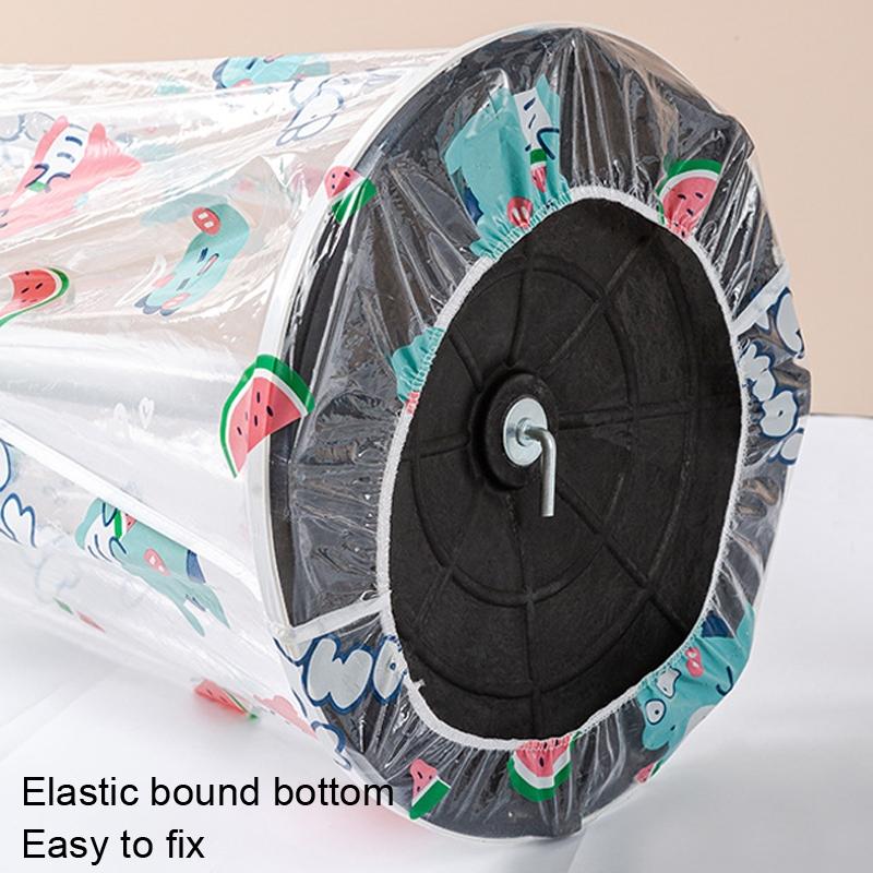 Waterproof Dustproof Fan Cover Set - Little Dinosaur Design 7