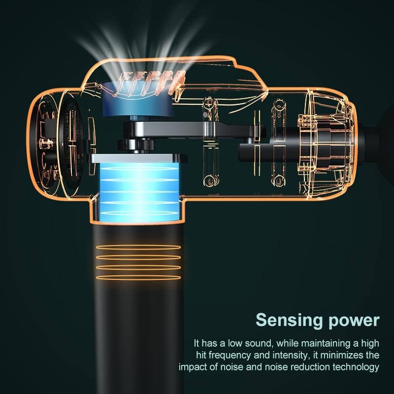 Flagship Upgrade 6-Speed Fascia Massage Gun For Muscle Relaxation 5