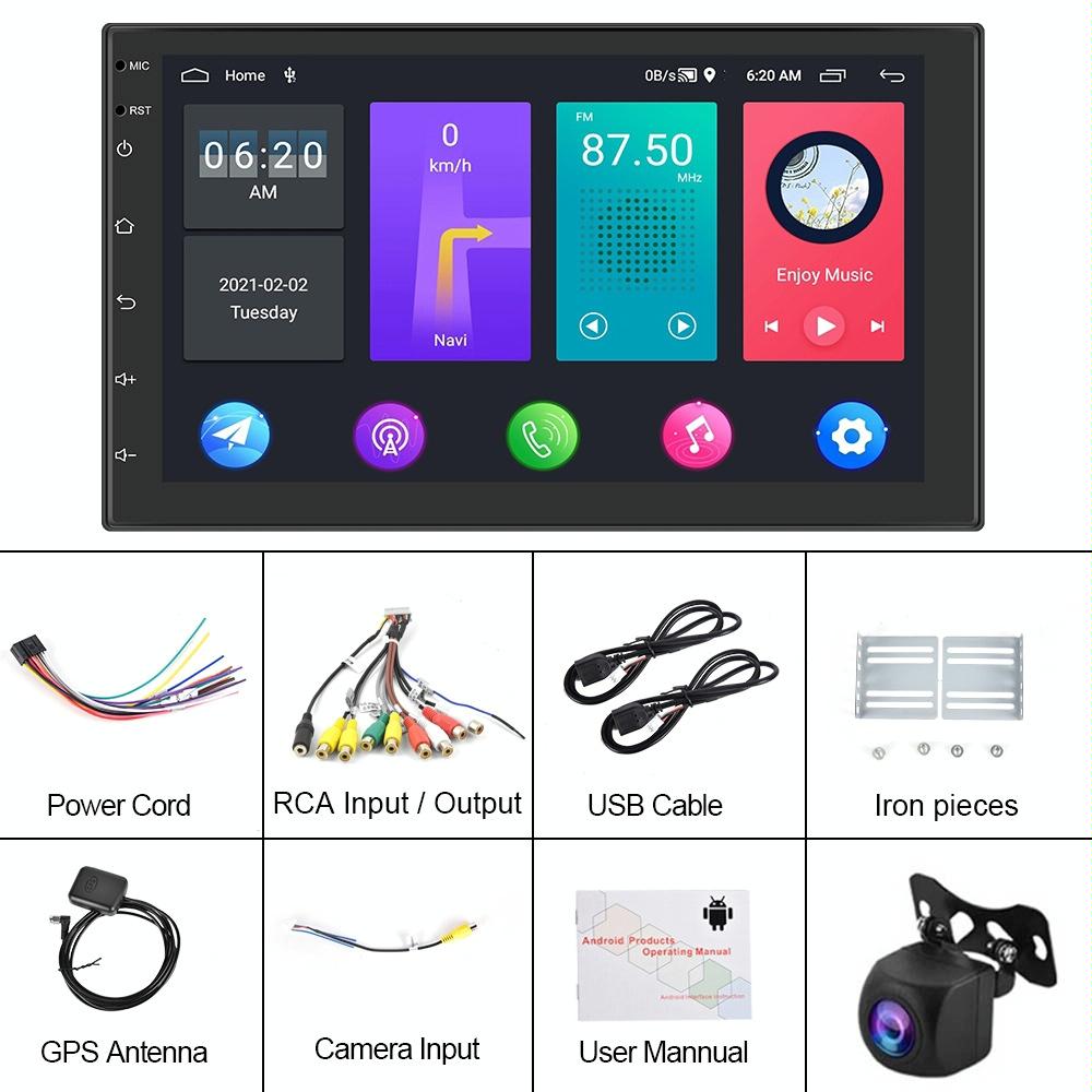 10 Inch Android Car Navigation Player + Ahd Camera - Wifi 2 + 32G Central Control 10