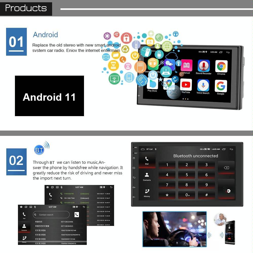 10 Inch Android Car Navigation Player + Ahd Camera - Wifi 2 + 32G Central Control 12