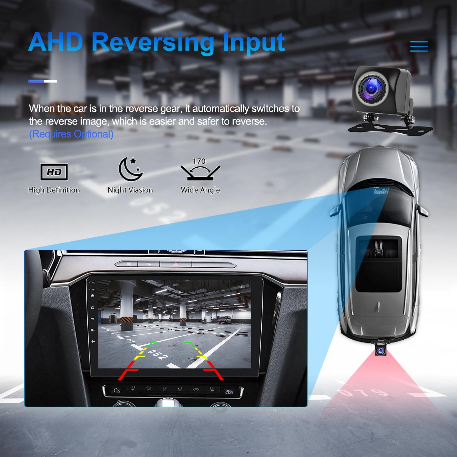 10 Inch Car Android Navigation Screen With Carplay - 2 + 64G Ahd Camera 12
