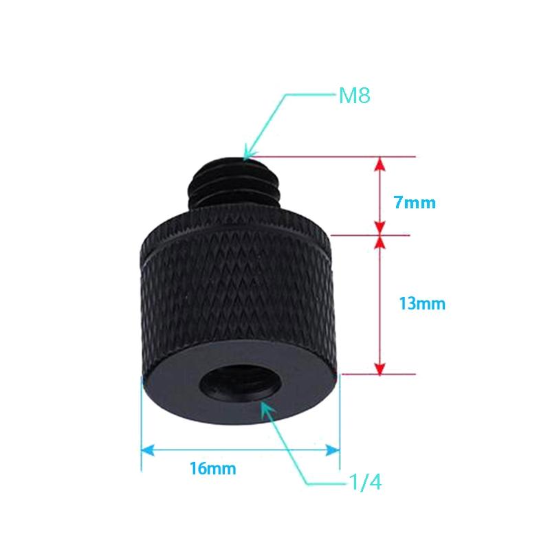 4-Piece Screw Adapter 1 / 4 Female To M8 Male 3