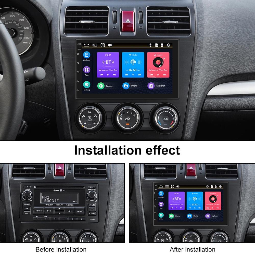 7 Inch Touch Button Dual Ingot Universal Mp5 Bluetooth Player - Standard + 12 Lights Camera 6