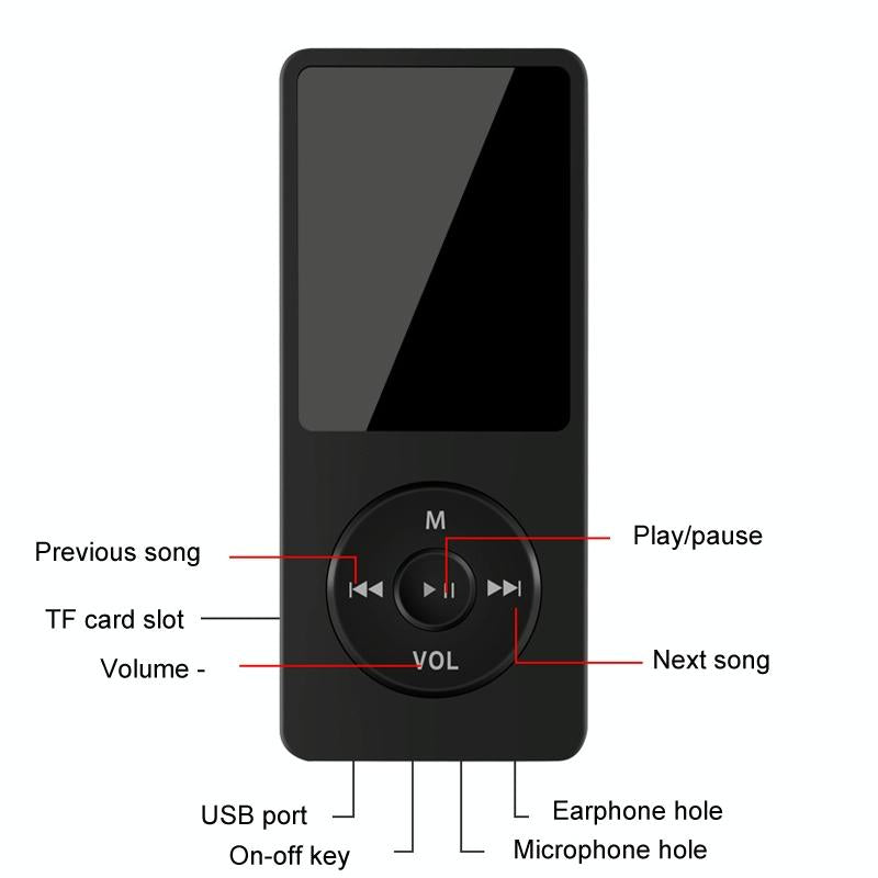 16Gb Bluetooth Mp3 / Mp4 Player With E Book & Memory Card - With 32Gb Memory Card 4