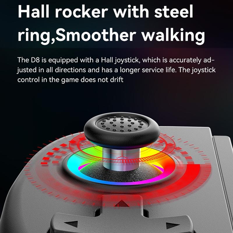 Vibration Grip Wireless Gamepad for Mobile and Pc - Black + Receiver 10