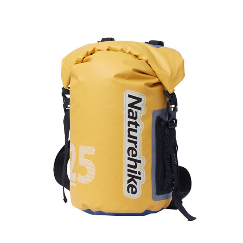 Waterproof Rafting Bag Dry Wet Separate Shoulder Pack For Outdoor Swimming 10L Green - 10L Yellow
