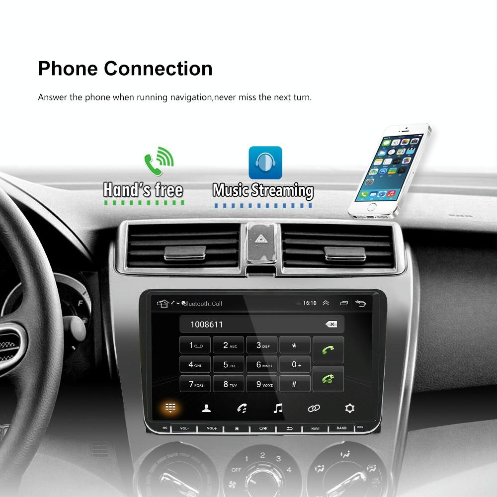 9 Inch Carplay Android10.0 Navigator For Volkswagen - 2 + 64G Central Control Screen 6