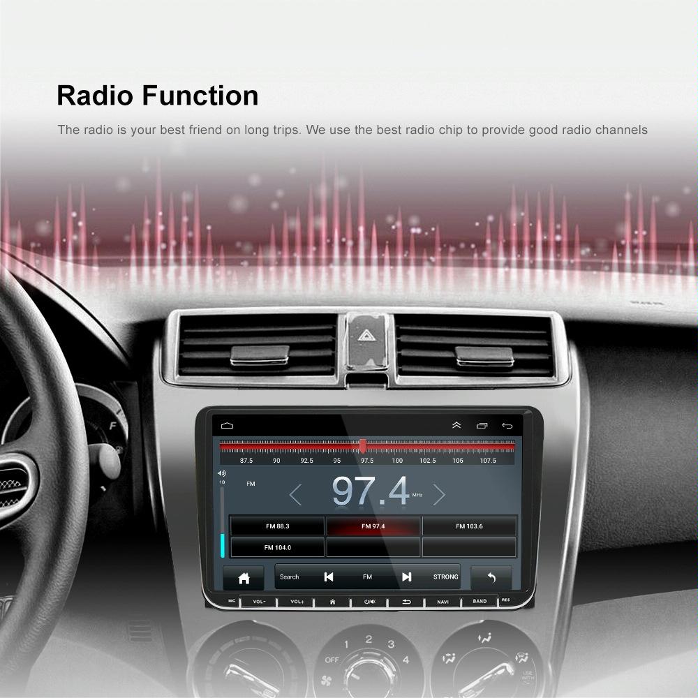 9 Inch Carplay Android10.0 Navigator For Volkswagen - 2 + 64G Central Control Screen 8
