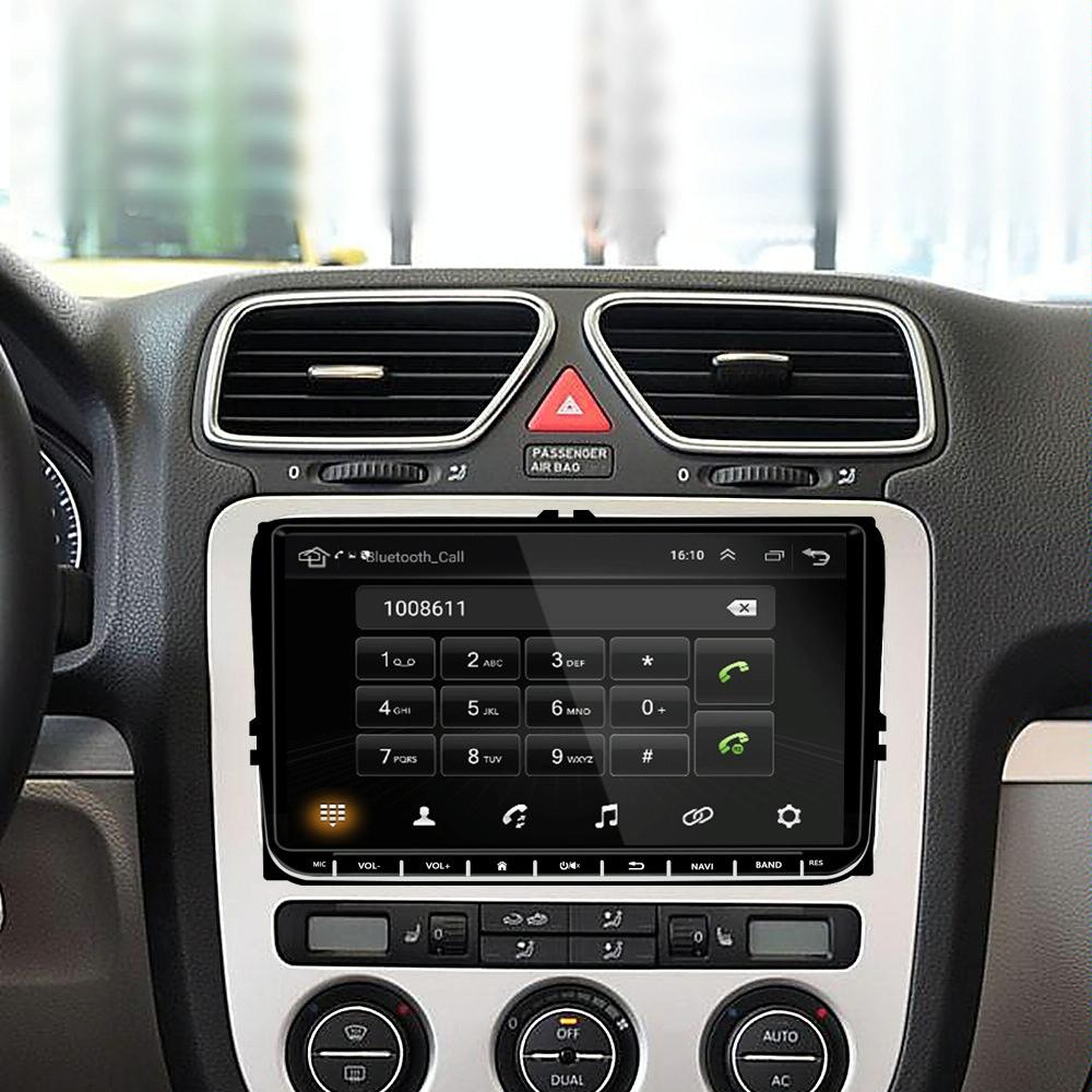 9 Inch Carplay Android10.0 Navigator For Volkswagen - 2 + 64G Central Control Screen 9
