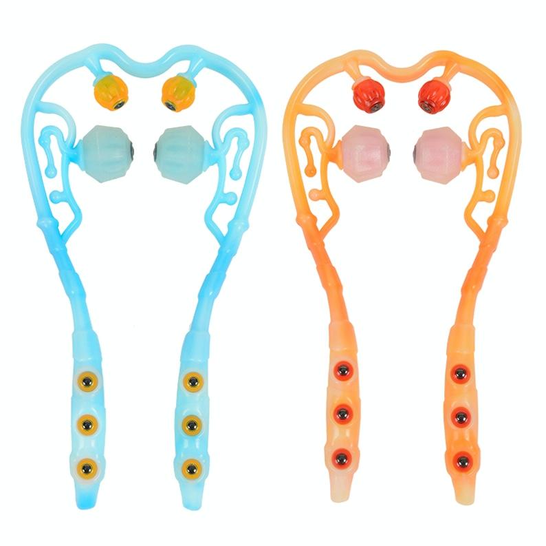 Multi-Function Cervical Massager Strengthen Magnetic Therapy Orange 3