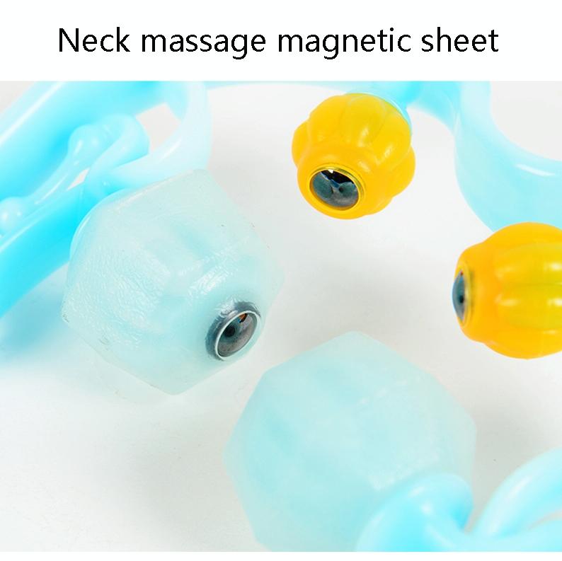 Multi-Function Cervical Massager Strengthen Magnetic Therapy Orange 6